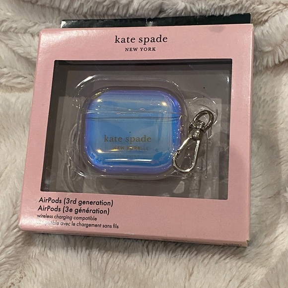 Kate Spade New York AirPods 3rd Generation Case (2021) Iridescent Color NWT - Picture 2 of 7